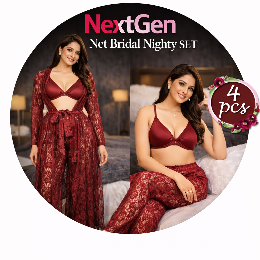 4pc Bridal Nighty